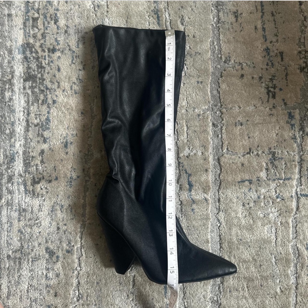 Black Women's Knee-High Boots - Picture 5 of 5